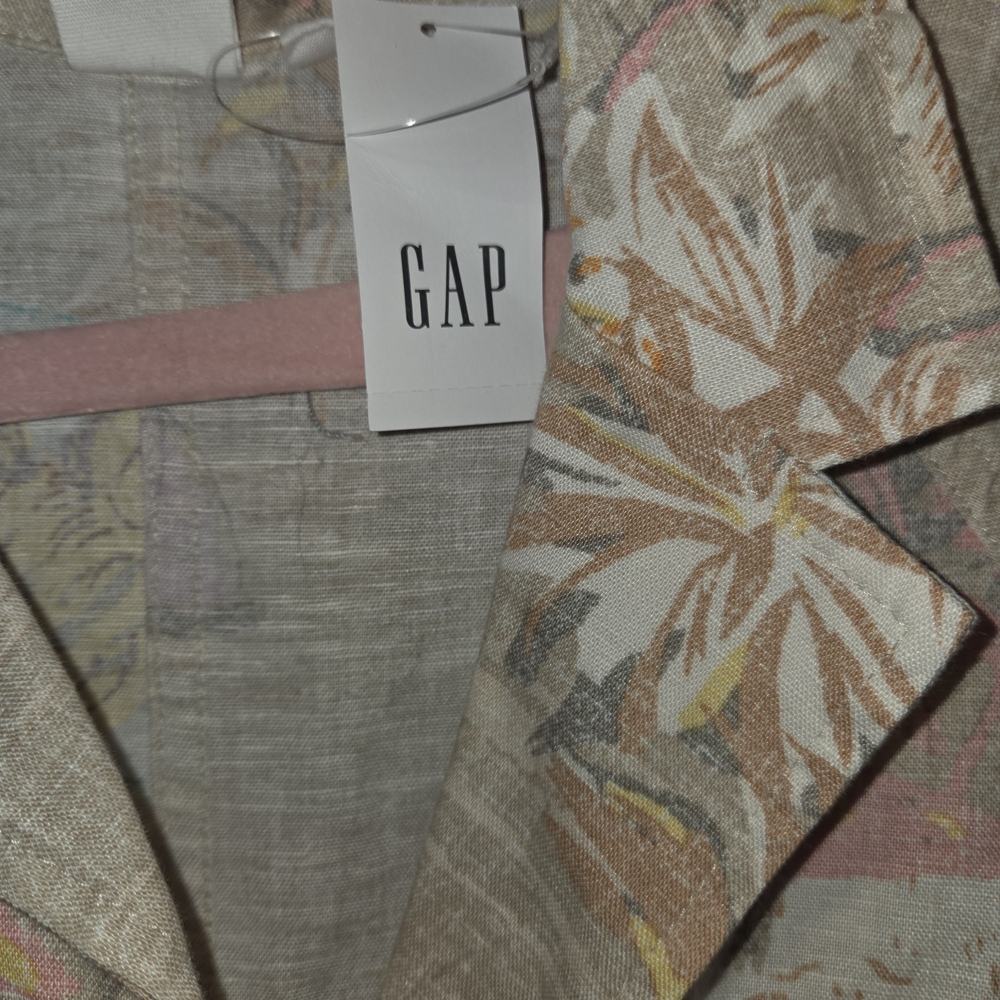 GAP Multicolor Button-Down Jumpsuit - Picture 3 of 6